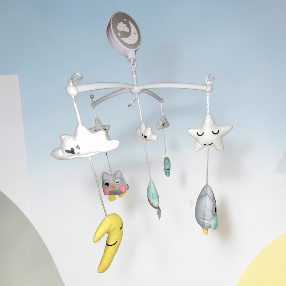 Lean Toys Baby Bed Crib Music Box Carousel  wind-up Nursery Mobile *NO bracket*
